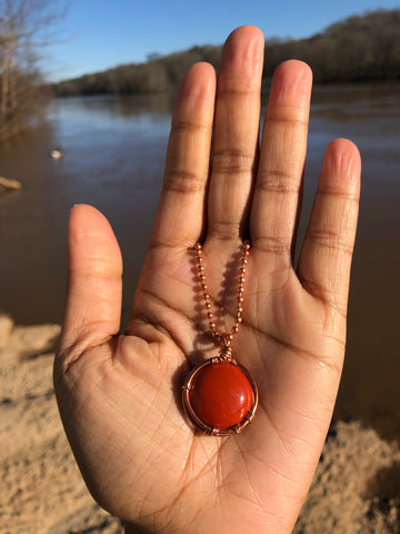 Red Jasper Charm