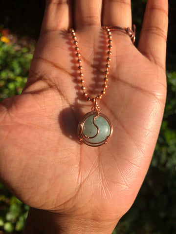 Green Aventurine Ying Yang