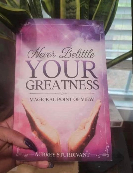 Never Belittle Your Greatness : Magikal Point of View by Aubrey Sturdivant